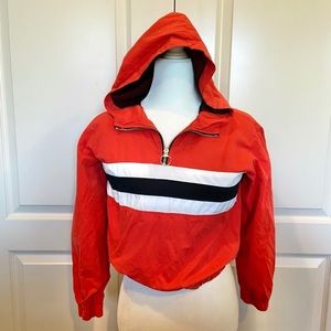 Retro Colorblock Windbreaker Hoodie Forever 21